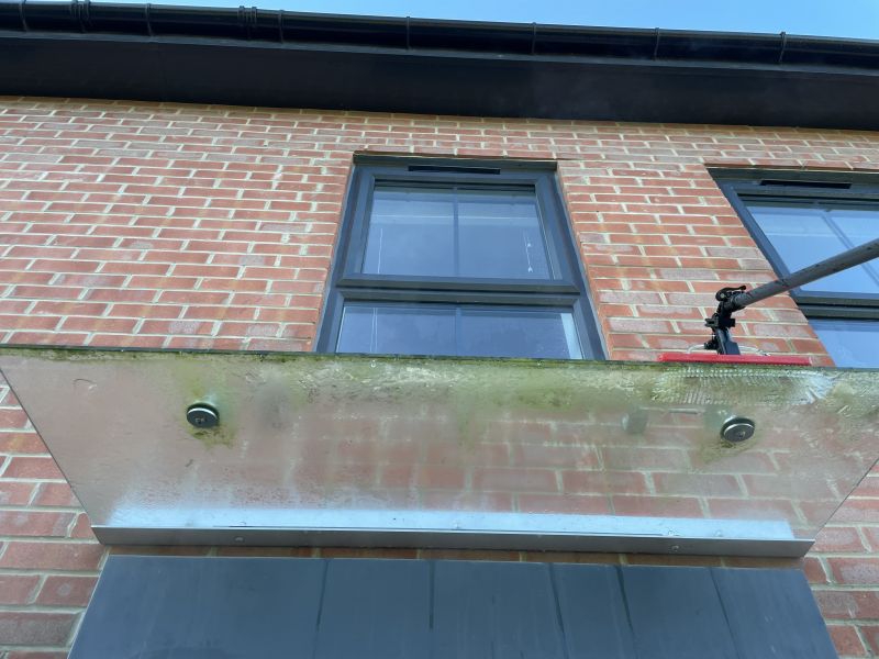Glass canopy before Nuthall&comma; Nottingham : Swipe To View More Images