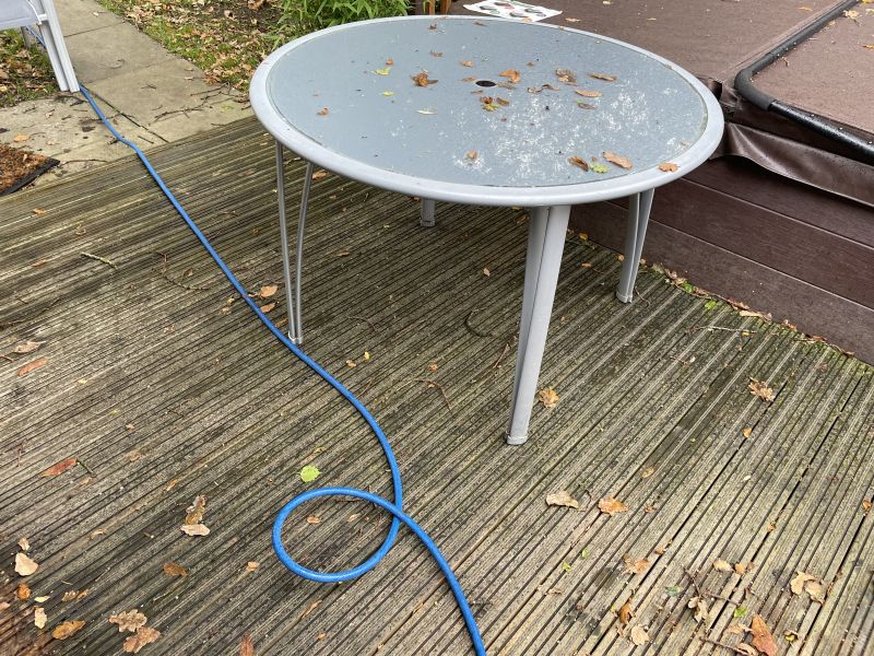 Decking before being cleaned in Matlock : Swipe To View More Images