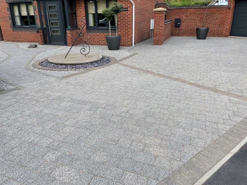 Granite setts cleaned and re-sanded in Watnall&comma; Nottingham : Swipe To View More Images