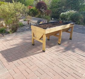 Block paving patio after being cleaned and re-sanded in Awsworth : Click Here To View Larger Image