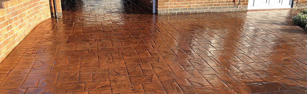 Imprinted Concrete Cleaning